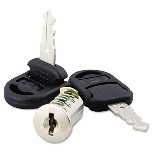 Image of Alera® Core Removable Lock and Key Set, Silver, 2 Keys