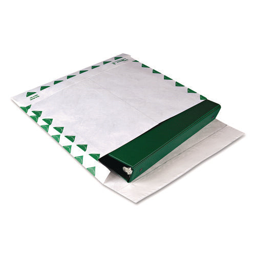 Image of Survivor® Heavy 18 lb Tyvek Open End Expansion Mailers, First Class, #13 1/2, Square Flap, Redi-Strip Closure, 10 x 13, White, 100/CT