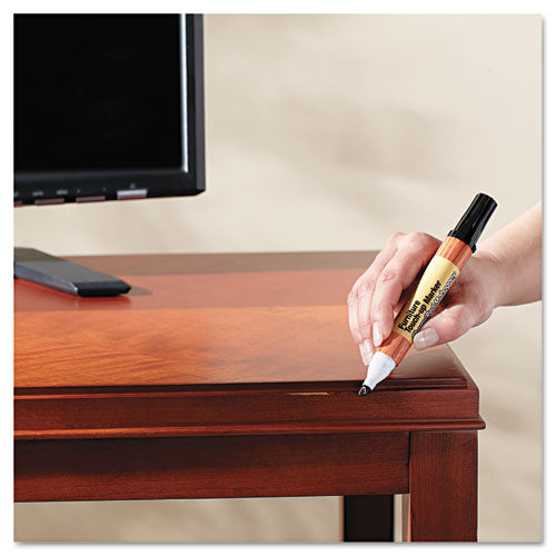 Image of Master Caster® ReStor-It Furniture Touch-Up Kit with (5) Woodgrain Markers, (3) Filler Sticks, 4.25 x 0.38 x 6.75