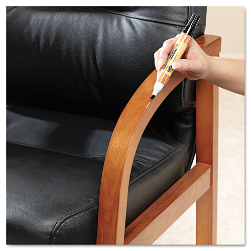 Image of Master Caster® ReStor-It Furniture Touch-Up Kit with (5) Woodgrain Markers, (3) Filler Sticks, 4.25 x 0.38 x 6.75