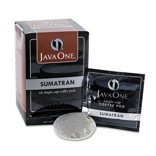 Image of Java One® Coffee Pods, Sumatra Mandheling, Single Cup, 14/box