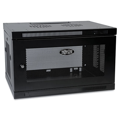 Image of Tripp Lite by Eaton Smartrack Low-Profile Wall-Mount Rack Enclosure Cabinet, 6u, 200 Lbs Capacity
