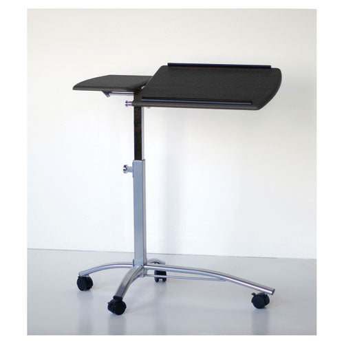 Image of Safco® Laptop Computer Caddy, 29.5" X 20" X 27" To 38", Anthracite