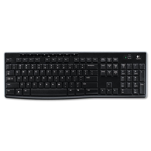 Image of Logitech® K270 Wireless Keyboard, Usb Unifying Receiver, Black
