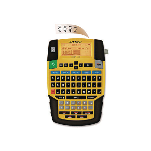 Image of DYMO® Rhino 4200 Basic Industrial Handheld Label Maker, 1 Line, 4.06 X 8.46 X 2.24
