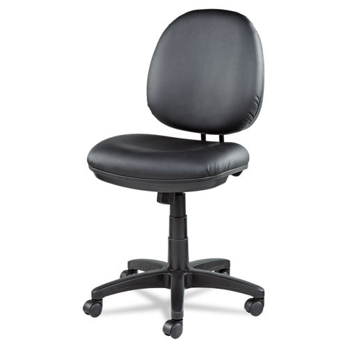Image of Alera® Alera Interval Series Swivel/tilt Task Chair, Bonded Leather Seat/back, Up To 275 Lb, 18.11" To 23.22" Seat Height, Black