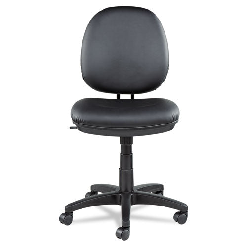 Image of Alera® Alera Interval Series Swivel/tilt Task Chair, Bonded Leather Seat/back, Up To 275 Lb, 18.11" To 23.22" Seat Height, Black