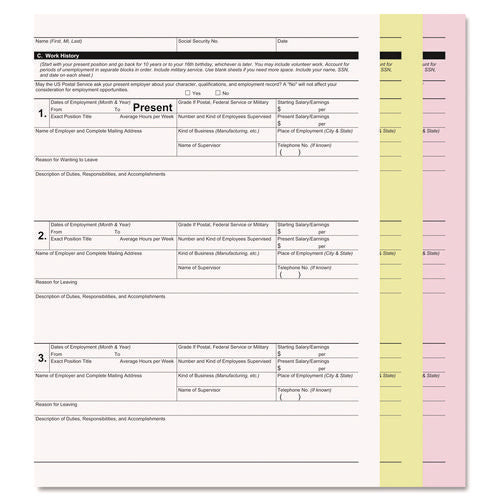 Image of Iconex Digital Carbonless Paper, 3-Part, 8.5 X 11, White/canary/pink, 835/carton