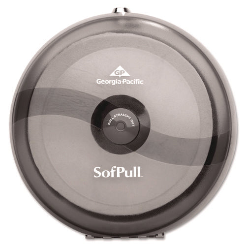 Image of Georgia Pacific® Professional Sofpull High-Capacity Center-Pull Tissue Dispenser, 10.5 X 6.75 X 10.5, Smoke