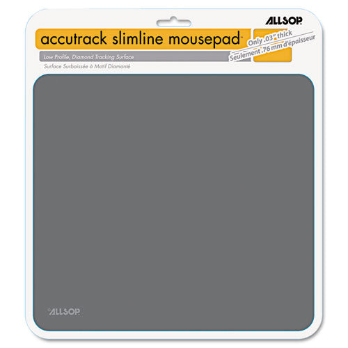 Image of Allsop® Accutrack Slimline Mouse Pad, 8.75 x 8, Graphite