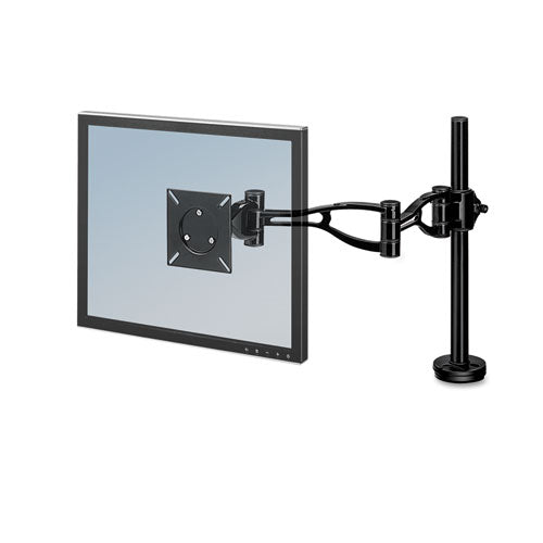 Image of Fellowes® Professional Series Depth Adjustable Monitor Arm, 360 Degree Rotation, 37 Degree Tilt, 360 Degree Pan, Black, Supports 24 Lb