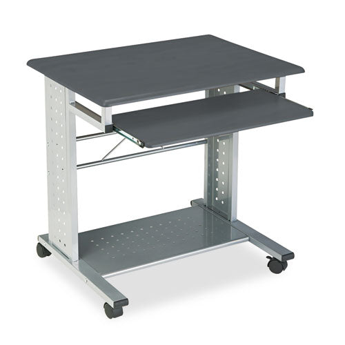 Image of Safco® Empire Mobile Pc Cart, 29.75" X 23.5" X 29.75", Anthracite/silver