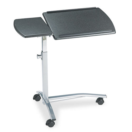 Image of Safco® Laptop Computer Caddy, 29.5" X 20" X 27" To 38", Anthracite