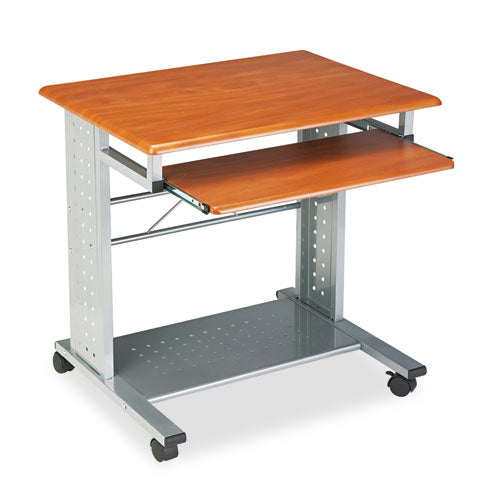 Image of Safco® Empire Mobile Pc Cart, 29.75" X 23.5" X 29.75", Medium Cherry/silver