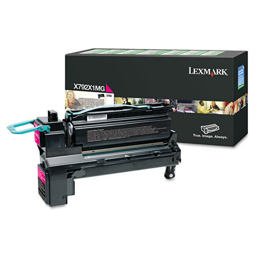 Image of Lexmark X792x1mg Return Program Extra High-Yield Toner, 20,000 Page-Yield, Magenta