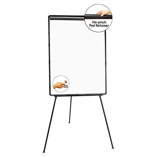 Image of Universal® Dry Erase Board with Tripod Easel, 29" x 41", White Surface