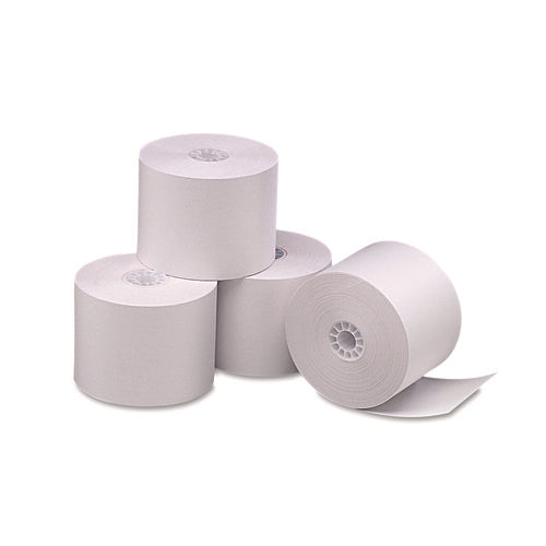 Image of Iconex Direct Thermal Printing Thermal Paper Rolls, 2.25" X 165 Ft, White, 6/pack