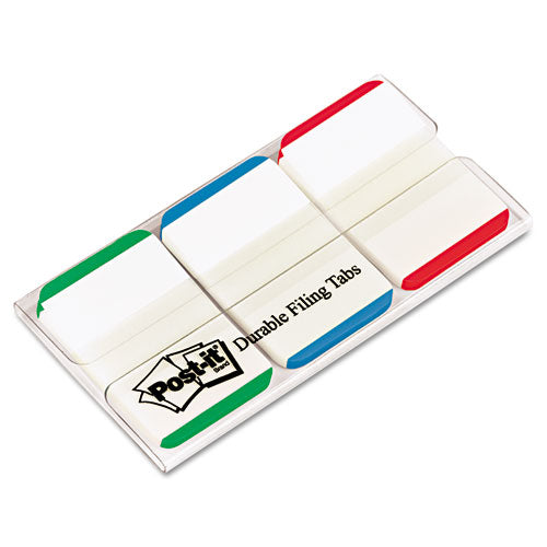 Image of Post-it® Tabs 1" Lined Tabs, 1/5-Cut, Lined, Assorted Colors, 1" Wide, 66/Pack