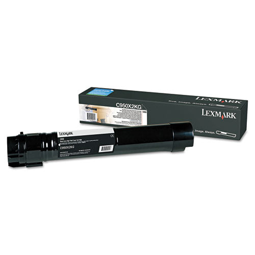 Image of Lexmark C950x2kg Extra High-Yield Toner, 32,000 Page-Yield, Black