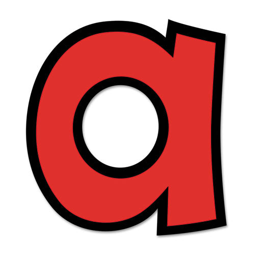 Image of TREND® Ready Letters Playful Combo Set, 4" Tall, Red Characters, 216/Set