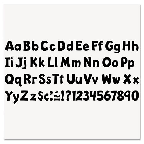 Image of TREND® Ready Letters Playful Combo Set, 4" Tall, Black Characters, 216/Set