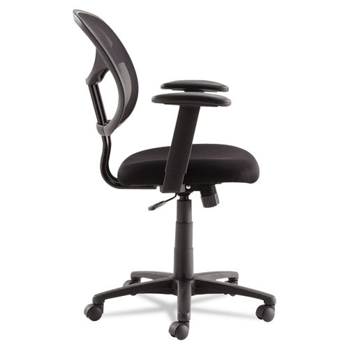 Image of OIF Swivel/tilt Mesh Task Chair With Adjustable Arms, Supports Up To 250 Lb, 17.72" To 22.24" Seat Height, Black