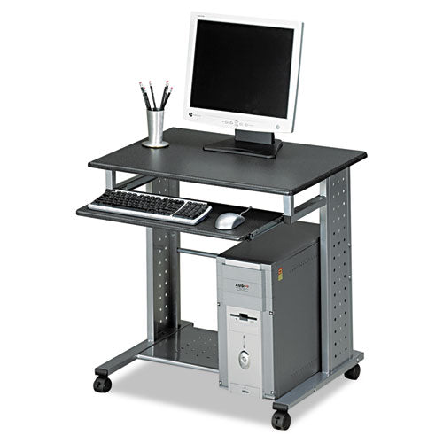 Image of Safco® Empire Mobile Pc Cart, 29.75" X 23.5" X 29.75", Anthracite/silver