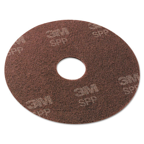 Image of Scotch-Brite Surface Preparation Pad, 13" Diameter, Maroon, 10/carton
