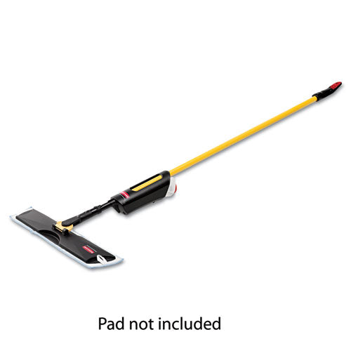 Image of Rubbermaid® Commercial Light Commercial Spray Mop, 18" Wide Blue Head, 52" Steel Handle