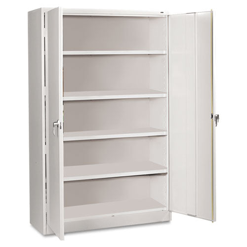 Image of Tennsco Assembled Jumbo Steel Storage Cabinet, 48w X 24d X 78h, Light Gray
