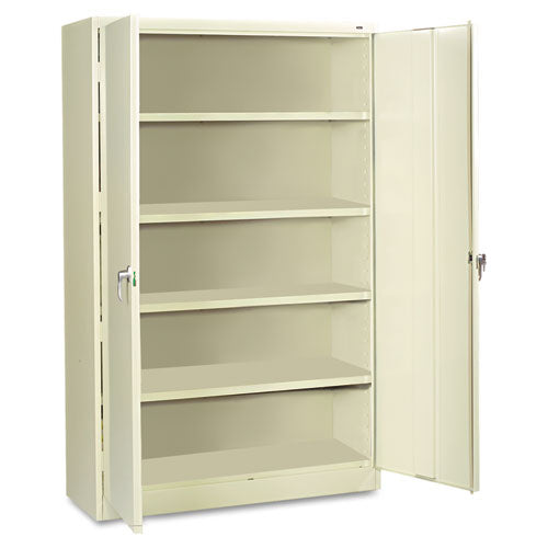 Image of Tennsco Assembled Jumbo Steel Storage Cabinet, 48w X 24d X 78h, Putty