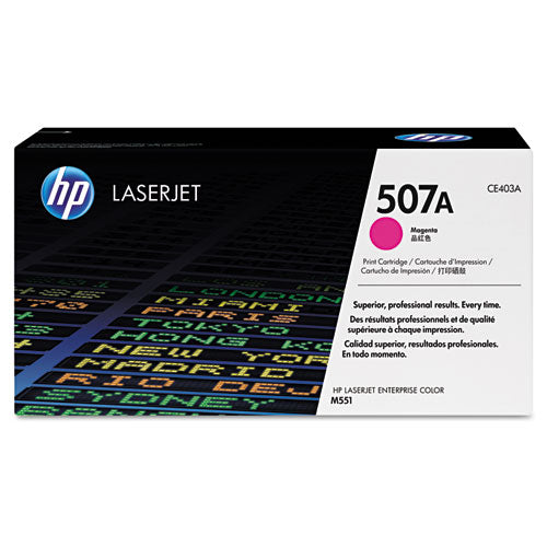 Image of HP HP 507a, (ce403a) Magenta Original Laserjet Toner Cartridge