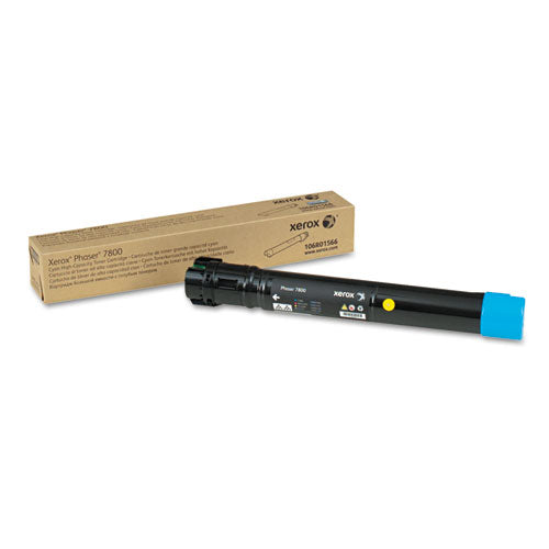 Image of Xerox® 106r01566 High-Yield Toner, 17,200 Page-Yield, Cyan