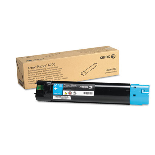Image of Xerox® 106r01503 Toner, 5,000 Page-Yield, Cyan