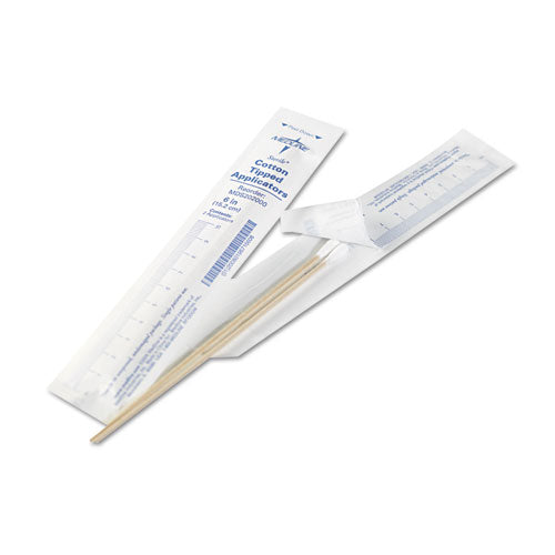 Image of Medline Cotton-Tipped Applicators, 6", 100 Applicators/box