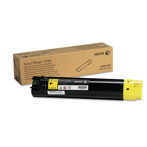 Image of Xerox® 106r01505 Toner, 5,000 Page-Yield, Yellow