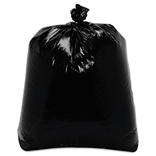 Image of Trinity Plastics Low-Density Can Liners, 16 gal, 0.7 mil, 24" x 32", Black, Flat Pack, 500/Carton
