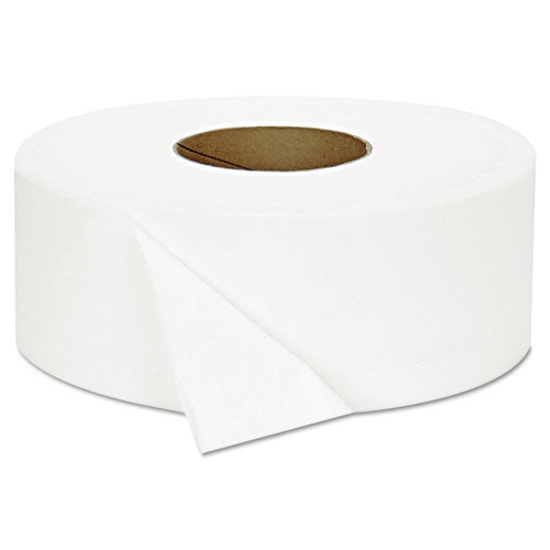 Image of GEN Jrt Jumbo Bath Tissue, Septic Safe, 2-Ply, White, 3.3" X 1,000 Ft, 12 Rolls/carton