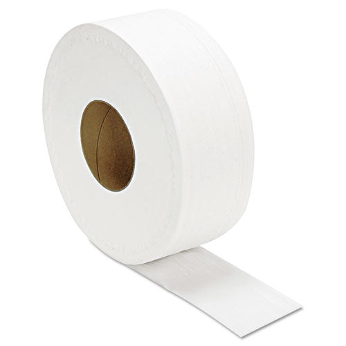 Image of GEN Jrt Jumbo Bath Tissue, Septic Safe, 2-Ply, White, 3.3" X 1,000 Ft, 12 Rolls/carton