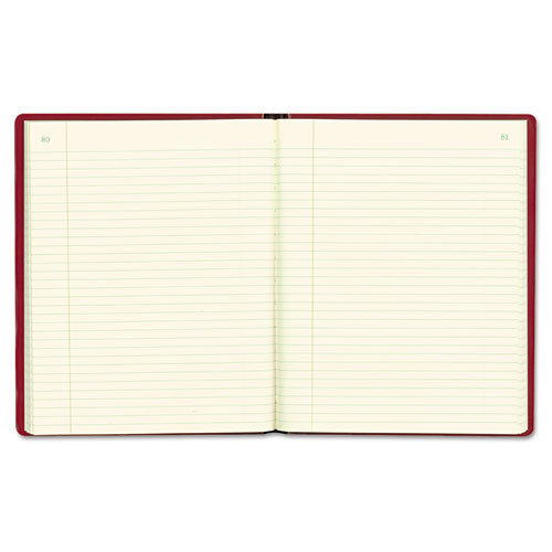 Image of Rediform® National Brand Red Vinyl Series Journal, 1-Subject, Medium/College Rule, Red Cover, (300) 10 x 7.75 Sheets