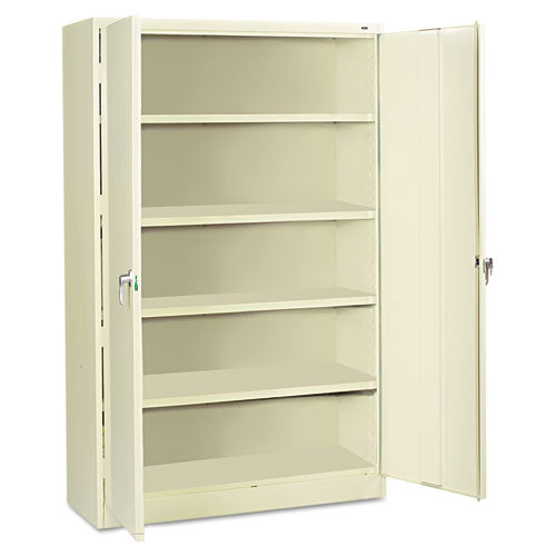 Image of Tennsco Assembled Jumbo Steel Storage Cabinet, 48w X 18d X 78h, Putty
