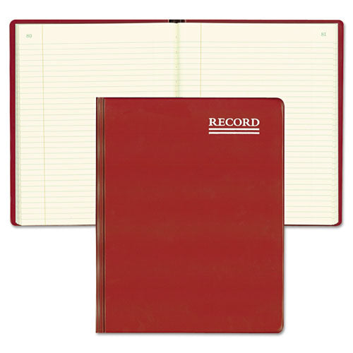 Image of Rediform® National Brand Red Vinyl Series Journal, 1-Subject, Medium/College Rule, Red Cover, (300) 10 x 7.75 Sheets