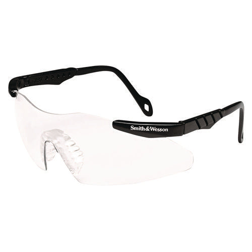 Image of Smith & Wesson® Magnum 3g Safety Eyewear, Black Frame, Clear Lens
