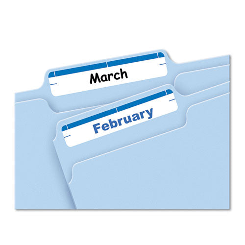Image of Avery® Printable 4" X 6" - Permanent File Folder Labels, 0.69 X 3.44, White, 7/sheet, 36 Sheets/pack, (5200)