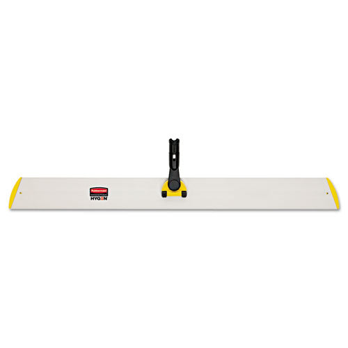 Image of Rubbermaid® Commercial HYGEN HYGEN Quick Connect Single-Sided Frame, 35" x 3", Yellow