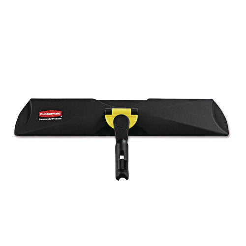 Image of Rubbermaid® Commercial HYGEN Hygen Quick Connect Single-Sided Frame, 18w X 3 3/8d, Plastic, Black