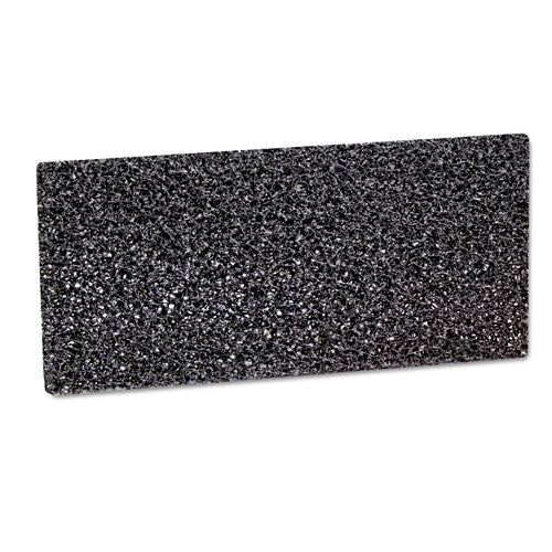 Image of 3M Doodlebug High-Productivity Stripping Pad, 4.63 X 10, Black, 10 Pads/box, 4 Boxes/carton