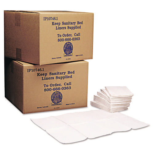 Image of Koala Kare® Baby Changing Station Sanitary Bed Liners, 13 X 19, White, 500/carton