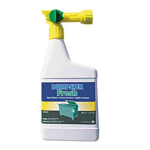 Image of Suma® Dumpster Fresh, Floral, 32 Oz Spray Bottle, 4/carton