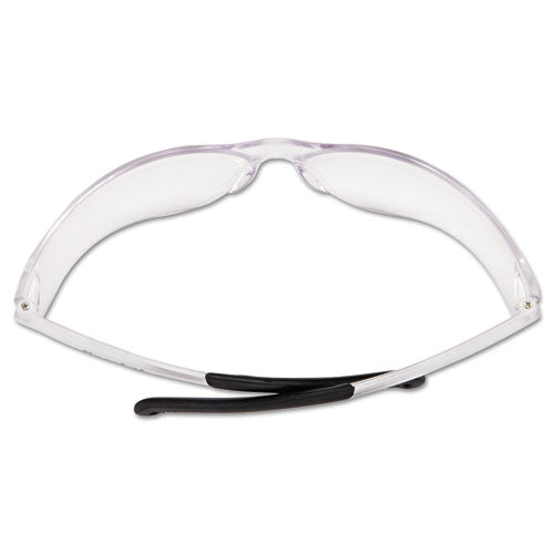 Image of MCR Safety Bearkat Safety Glasses, Frost Frame, Clear Lens